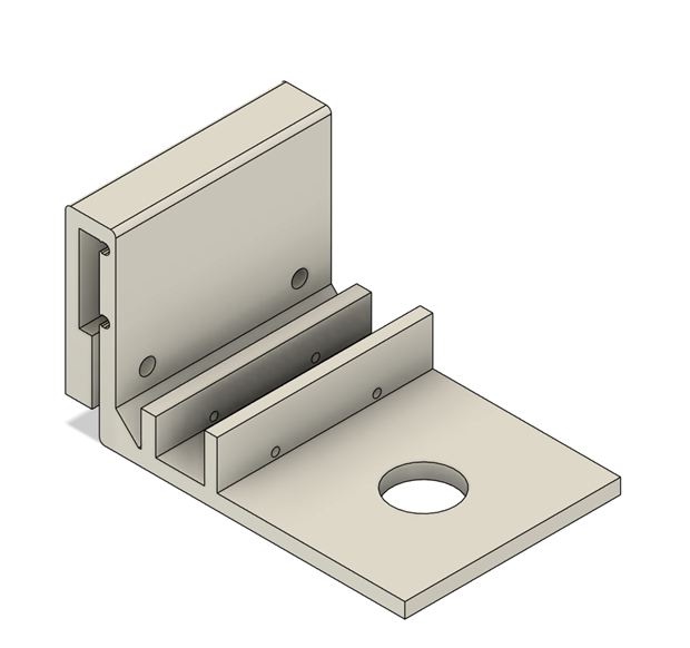 Équerre clipsable pour antenne et coupleur